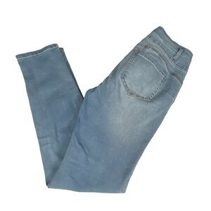 Wax Jean Juniors Light Wash Denim Jeans Mid Rise Skinny Stretch Size 9